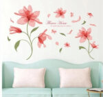 Ethereal flower Flowers Wall Sticker On The Wall VinYl Wall Stickers Gome Decor Bedroom Backdrop Wall Decals-XX size 50x70 xls7126 - Image 3