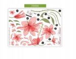 Ethereal flower Flowers Wall Sticker On The Wall VinYl Wall Stickers Gome Decor Bedroom Backdrop Wall Decals-XX size 50x70 xls7126 - Image 4