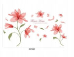 Ethereal flower Flowers Wall Sticker On The Wall VinYl Wall Stickers Gome Decor Bedroom Backdrop Wall Decals-XX size 50x70 xls7126 - Image 2