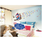 WPSBGS ABQ9623 DORAEMON wall sticker wall stiker trans glow 60x90 - Image 3
