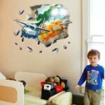 3D SK7144 WAR PLANE WALL STICKER WALL STICKER CHILDREN AIRCRAFT WALLSTICKER - Image 3
