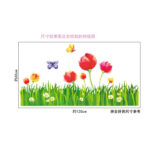 Wall sticker Wall Size 60x90 Tulip Green Grass AY9128 - Image 3