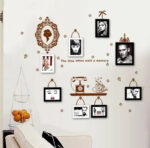 wall sticker with photo frames / Interior wall sticker with photo frames AY6033 - Image 2