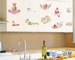 Transparent wall sticker Love cakes (width 140m. x height 70cm.) abc1035 - Image 4