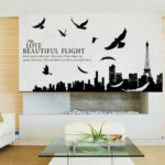 Pinakine® DIY Living Room Bedroom The Eiffel Tower Removable Wall Art Stickers Decor|55012132PNKL - Image 2
