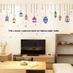 SK9148 Nursery Kids Room Decor Wall Decal Colorful Magic Lamp Sticker - Image 4