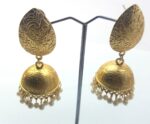 Golden jhumki manjos earring - Image 2