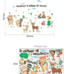 Sticker Dinding - Wallsticker 60X90 Kartun Hewan SK9205 - Image 3
