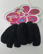 Pack Of  8 - Black Hair Ponies - Image 2