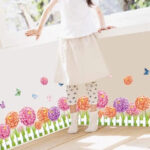 Flowers and Butterflies Wall Sticker, Decorative Adhesive Film, TUNC Simplicity Wall Decor size 50x70 xls7145 - Image 4