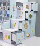 Forest Animals Friendly Wall Sticker 83cm(H) x 162cm(W) - Image 2