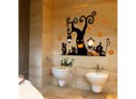 Halloween pumpkin black tree wall sticker cartoon - Image 4