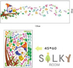 Melody Bird WallSticker | Stiker Dinding wall sticker music |Ay645 - Image 2