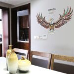New Style Eagle Decoration Mural Cool Library Office Restaurant Wall Stickers [SK9154] - Image 9