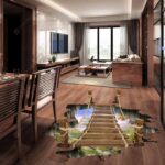 Cheap Wall Stickers 60X90 Xl8129 Wood Bridge Floor Walstiker Wallsticker Guaranteed Ori - Image 6