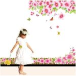 STICKER DINDING AY9042 Soft Flower wall stiker - Image 2