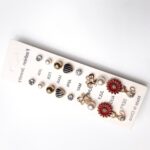 Fashion Earrings Ear Ring Set Combination Of 7 Sets Of different-shaped Earrings Fashion Earrings For Women - Image 2