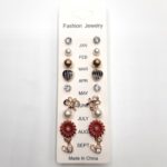 Fashion Earrings Ear Ring Set Combination Of 7 Sets Of different-shaped Earrings Fashion Earrings For Women