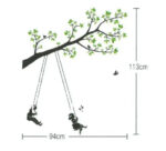 Vinyl wall decal - Swing dm570170 size 50x70 - Image 4