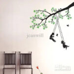 Vinyl wall decal - Swing dm570170 size 50x70 - Image 3
