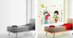 Ay7040 Sleeping Child Cartoon Wall Sticker Cartoon Home Decor Children's House Decor Decals Remove PVC Wall Stickers   Sleeping Child Cartoon Wall Sticker Cartoon Home Decor Children's House Decor Decals Remove PVC Wall Stickers - Image 3