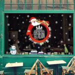 Home Decor Decals Christmas Santa Claus Snowflake Window Glass - Image 2