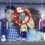Home Decor Decals Christmas Santa Claus Snowflake Window Glass - Image 5