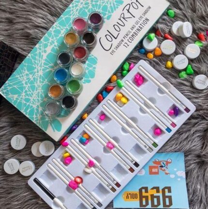 COLOR POP EYESHADOW PENCIL AND GEL EYESHADOW 12 PIECE '2