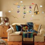 Wall Sticker XL8170 Warm Photo Wall Three Generations Removable Wall Sticker PVC Transparent Living Room Bedroom Decoration Mural