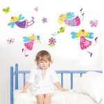 Wall Stickers, Durable Decals For Children Room, Nursery, Daycare and More (Fairies and size 60x90 jm8300 - Image 4