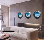 Combo of 3 3D Decals of the Universe World, New Style, Astronaut Pattern, - Image 3