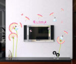 SYGA Dandelion umbrella wall Removable Sticker - Image 2