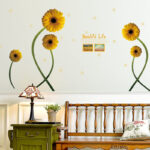 Sk9233 Beautiful Sunflowers Wall Sticker - Image 4