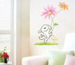 Wall Interior Wall Deco Sticker Happy Flower (SWST-14) - Image 4