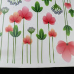 Ay928 China Supplier Removable Beautiful Flower Vinyl Wall Paper Sticker For Room Decoration - Image 7