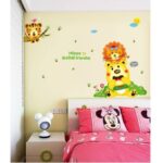 CARTOON STIKER DINDING TRANSPARANT WALL STICKER  60X90CM SK-9137 - Image 3