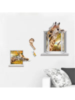 Interior stickers Animals Cheerful giraffe size  60x90 xl8318 - Image 4