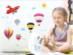 Hot air balloon, Airplanes Removable Wall Sticker size 45x60 ay622 - Image 7
