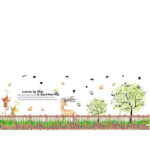 XL7188 Peninsula Liangpin DIY Seamless Wall Sticker-Fence Garden XL7188 - Image 2