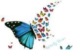 sk 36005 Butterfly Wall Decals Colorful Butterfly Painting Waterproof Sticker Removable Stickers Decor for Kids Room Decoration Home and Bedroom - Image 5