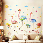 wall sticker Green Life Flamingo XL8219 - Image 2