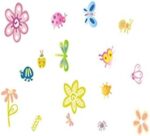 NC5070-5 Flower Butterfly DIY Removable Wall Stickers - Image 4