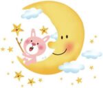 Abc 1027 Moon & Star Vinyl Wall Sticker Decals for Kids Baby Bedroom Click to open expanded view Moon & Star Vinyl Wall Sticker Decals for Kids Baby Bedroom - Image 3