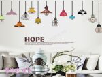 Sk9144 Colorful Light Lamp Wall Sticker - Image 7
