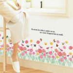 AY870 Little flowers Kids vinyl wall sticker for kids rooms home decor decals adesivos de parede stickers - Image 3