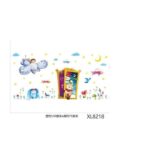 XL8218 magic door wall cartoon animal paradise kindergarten living room background decorative painting self adhesive wallpaper - Image 4