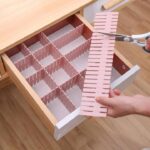 4 Piece Drawer Divider Panel Drawer Divider Home Underwear Socks Storage Organizer Drawer Divider Grid Organizer  drfrgyv1d-1 - Image 3