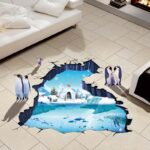 XL8303 SNOW N PINGUIN 3D wallsticker wall sticker stiker dinding - Image 2