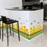 WALLSTICKER 50X70 SK7060 SUN FLOWER N GRASS - Image 2