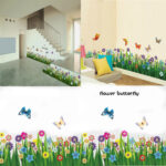 Flower Wall Stickers DIY Door Decor Butterfly Art Vinyl Decal Colors Kids Room - Image 8